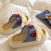 Pantuflas de crochet estilo cottagecore